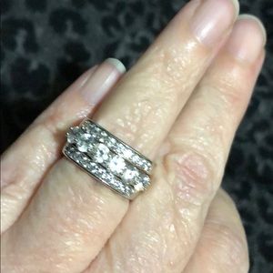 Diamonique by QVC ring set